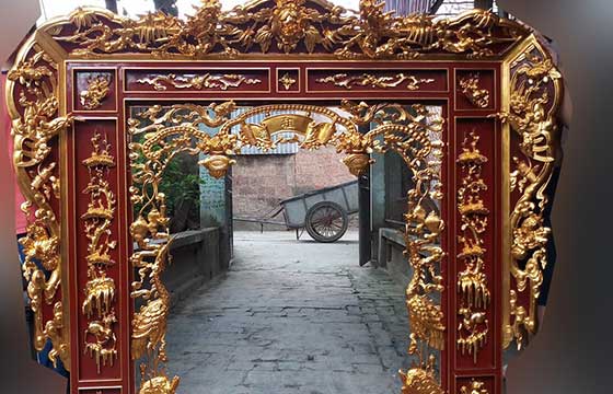 Thiều châu gia tiên gỗ Dổi