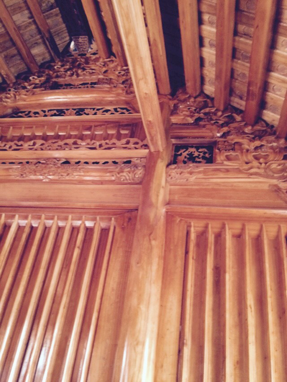 Nhà gỗ 3 gian gỗ xoan ta tại Bắc Ninh