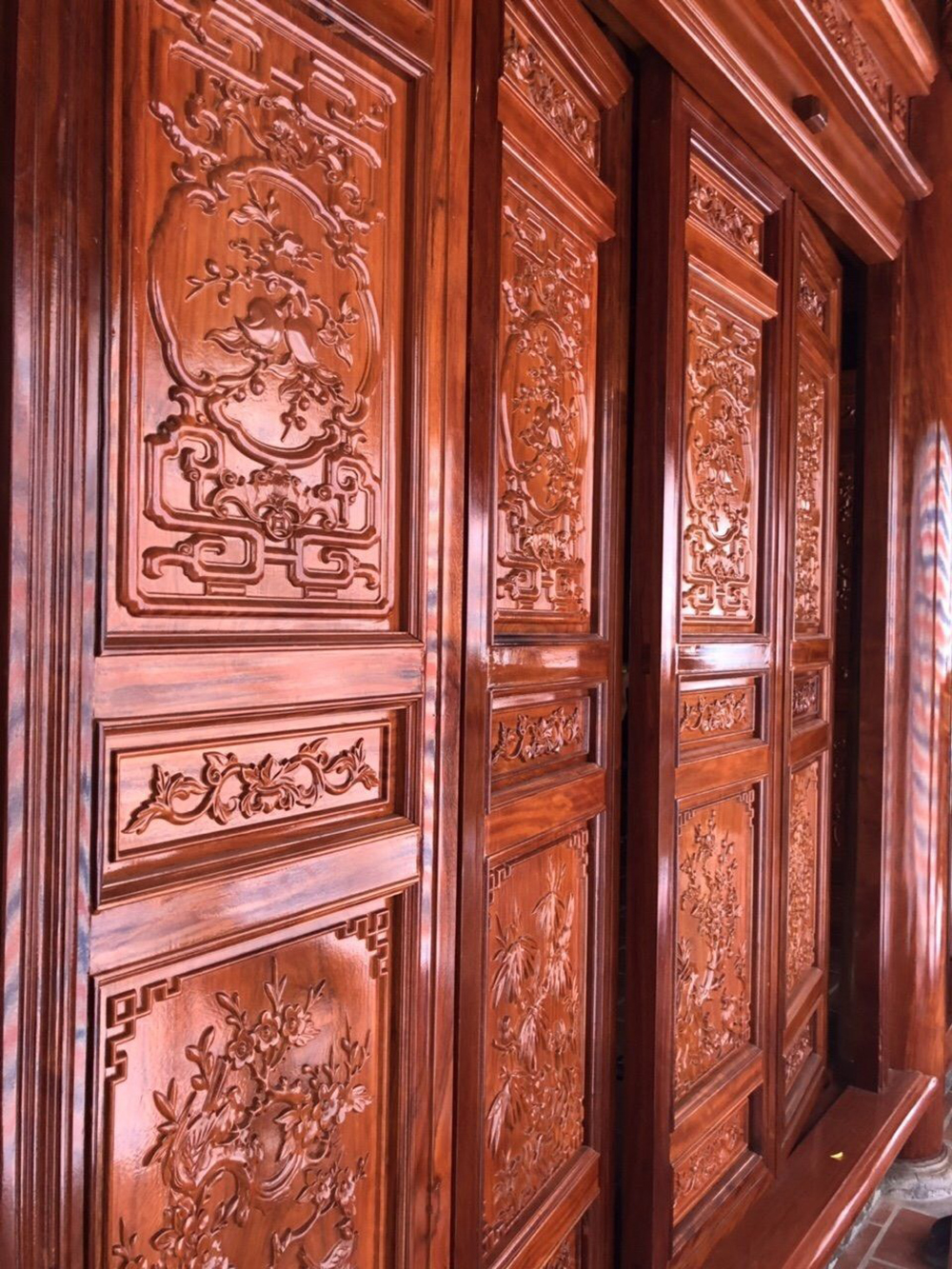 Nhà gỗ 3 gian gỗ xoan ta tại Bắc Ninh